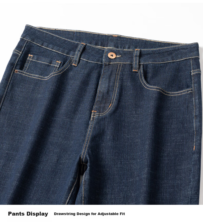 Джинсы Jeanswest мужские, синие, размер 33, прямые, бизнес-стиль, демисезон