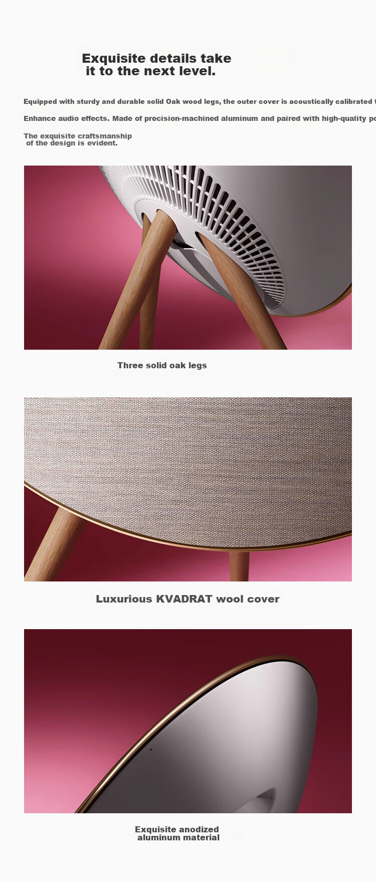 Bluetooth-колонка B&O Beosound A9 5th Generation, портативная, черная