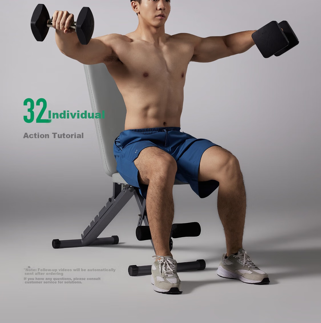 Скамья для фитнеса Keep Adjustable Dumbbell Bench D1 Professional Edition, складная, многофункциональная