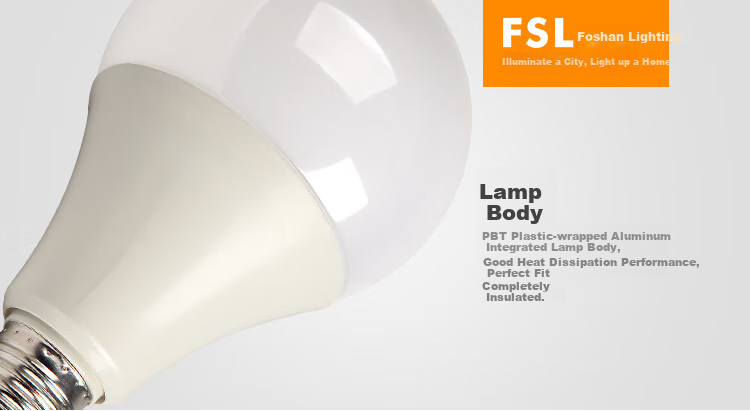 Светодиодная лампа FSL, 24 Вт, цоколь E27, холодный белый свет 6500K