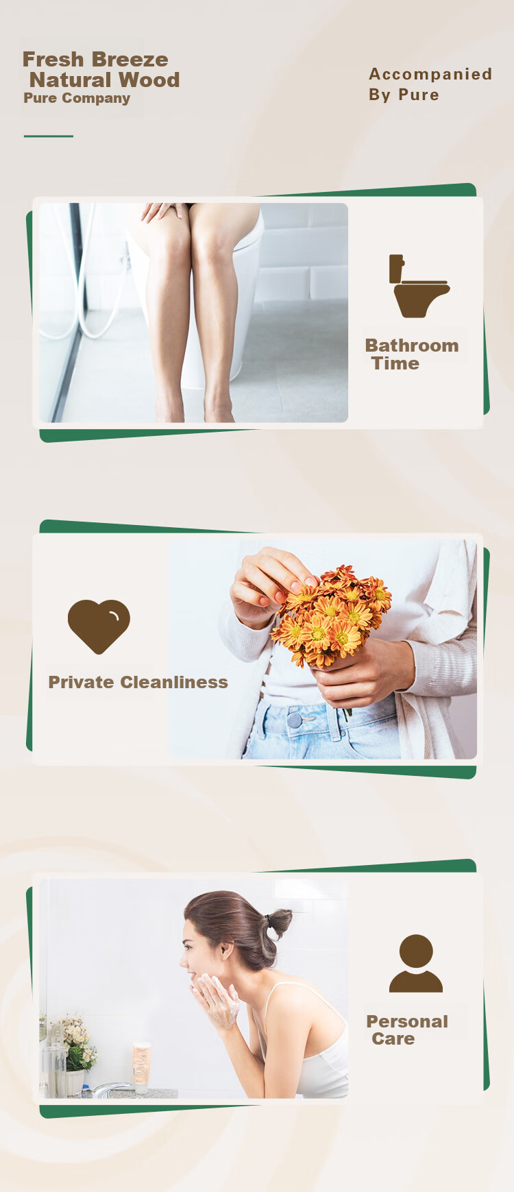 APP [Li Yunrui's Choice] Coreless Toilet Paper, Natural Wood Pure Product, 4-Ply, 70g*30 Rolls, Bathroom Tissue (10 Rolls*3 Packs)