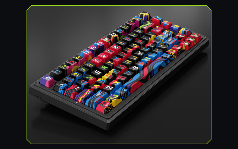 Механическая клавиатура Ikbc K75, 83 клавиши, трехрежимная, RGB-подсветка, беспроводная, Bluetooth, проводная, Xingyue Silent Switches