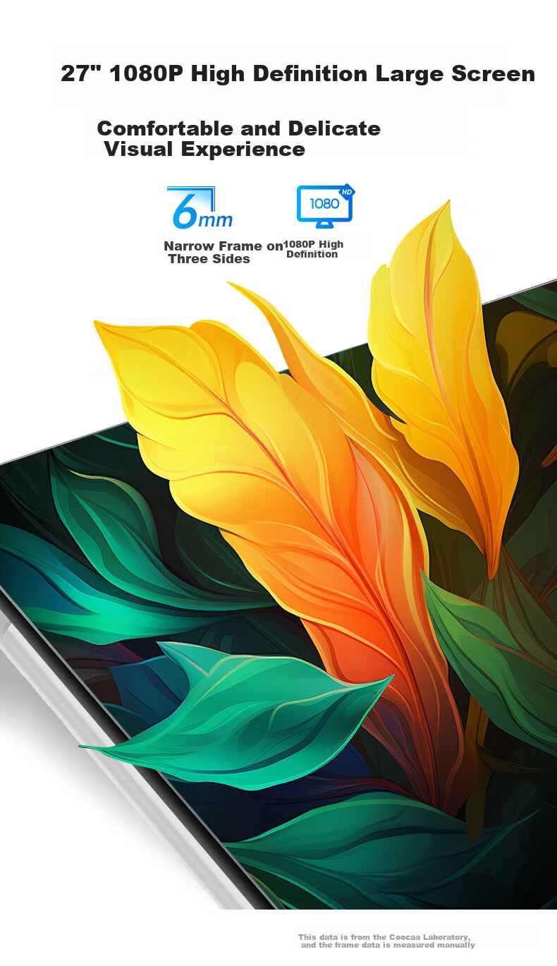 Моноблок Coocaa Skyworth 27 дюймов, 12-е поколение Intel Core i5-12450H, 16 ГБ ОЗУ, 512 ГБ SSD, Windows 10, белый