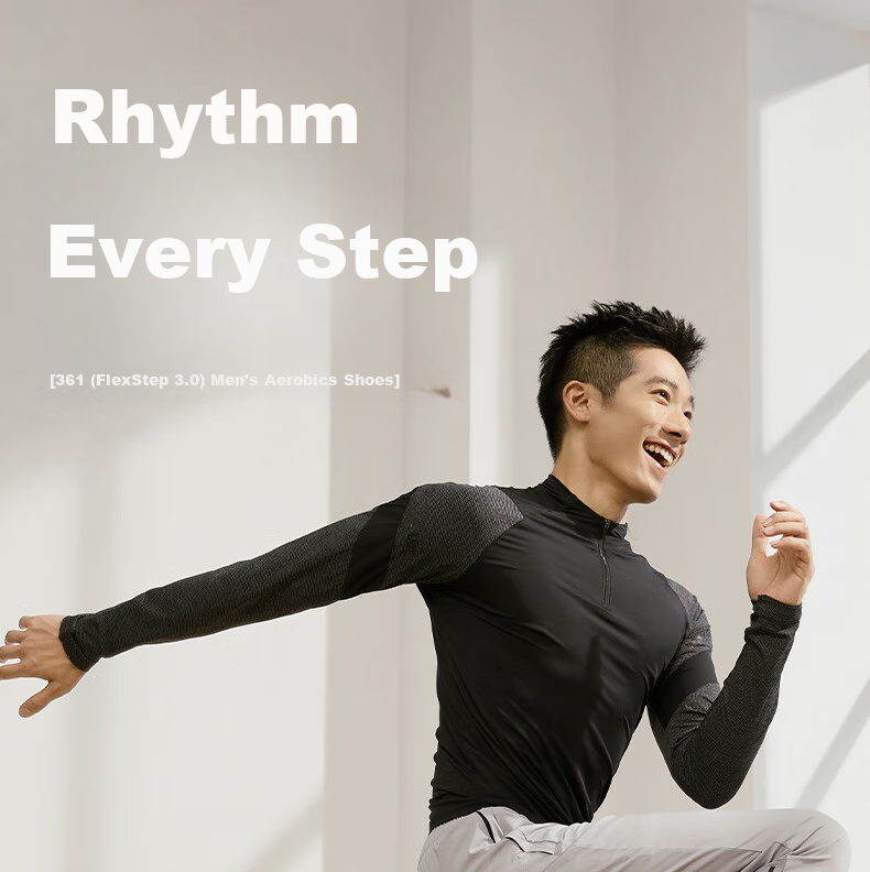 Мужские кроссовки 361° FlexStep 3.0, весенние, сетчатые, дышащие, с амортизацией, модель 672412243-4