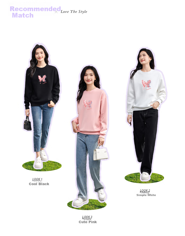 Женская толстовка Jeanswest, осенняя повседневная с круглым вырезом, удобный пуловер, свободный, зауженный силуэт, с рукавами реглан, черная, размер M
