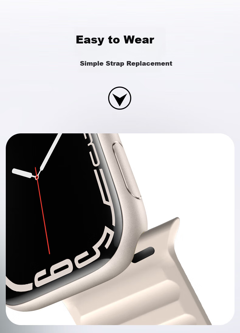 Ремешок BHO для Apple Watch Series 11/Ultra, ступенчатый силиконовый ремешок для IWatch Series 10/9/8/7/6/SE3/2/1, спортивный ремешок