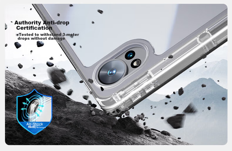 Защитный чехол Shanmo для Huawei MatePad 11.5/11.5S, версия Soft Light/Dynamic, 11.5 дюймов, с держателем для стилуса, серый