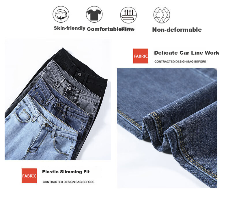 Джинсы Jeanswest женские, 2025 Осень, с высокой талией, эластичные, зауженные, скинни, черные, размер 29