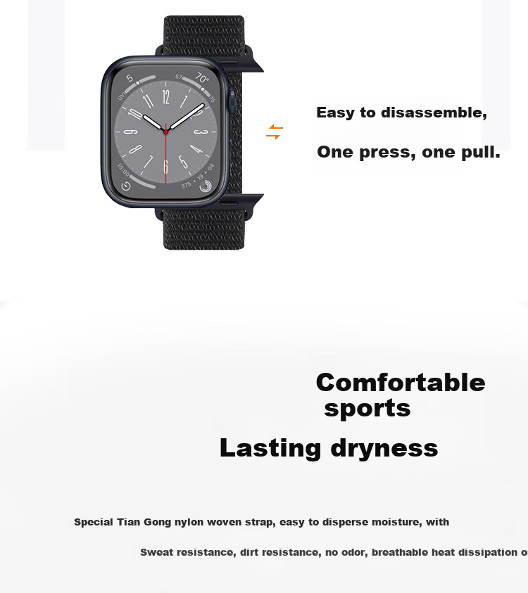 Ремешок MSSM для Apple Watch Series 11/10/9/SE3/Ultra3, нейлоновый плетеный с магнитной застежкой, цвет элегантный розовый, размер 44/45/46/49мм