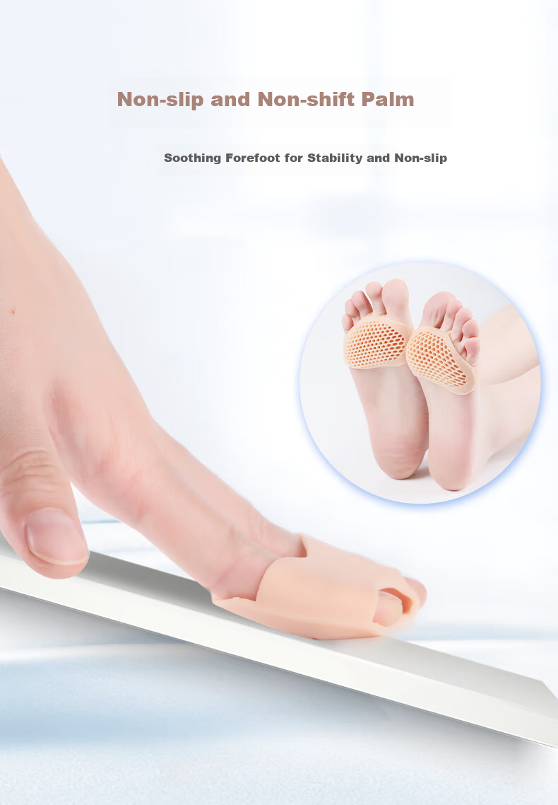 Стельки силиконовые FOOTOPPO, защита от натирания, полустельки для снятия боли, женские, противоскользящие, для высоких каблуков, уменьшающие давление, 3 пары