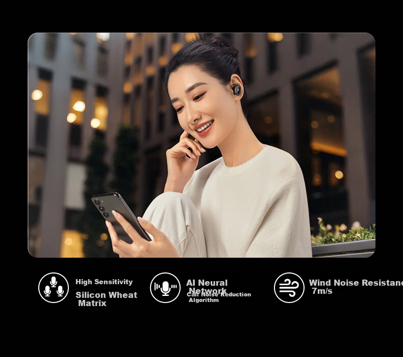 Беспроводные наушники EDIFIER NeoDots, внутриканальные, с шумоподавлением 49 дБ, 54 часа работы, Bluetooth, цвет "Туманный белый"