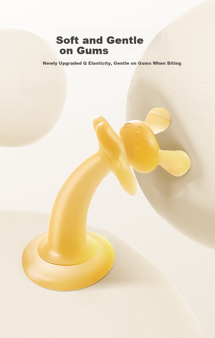 Прорезыватель силиконовый DOCTOR MA в форме гриба, 3 шт.