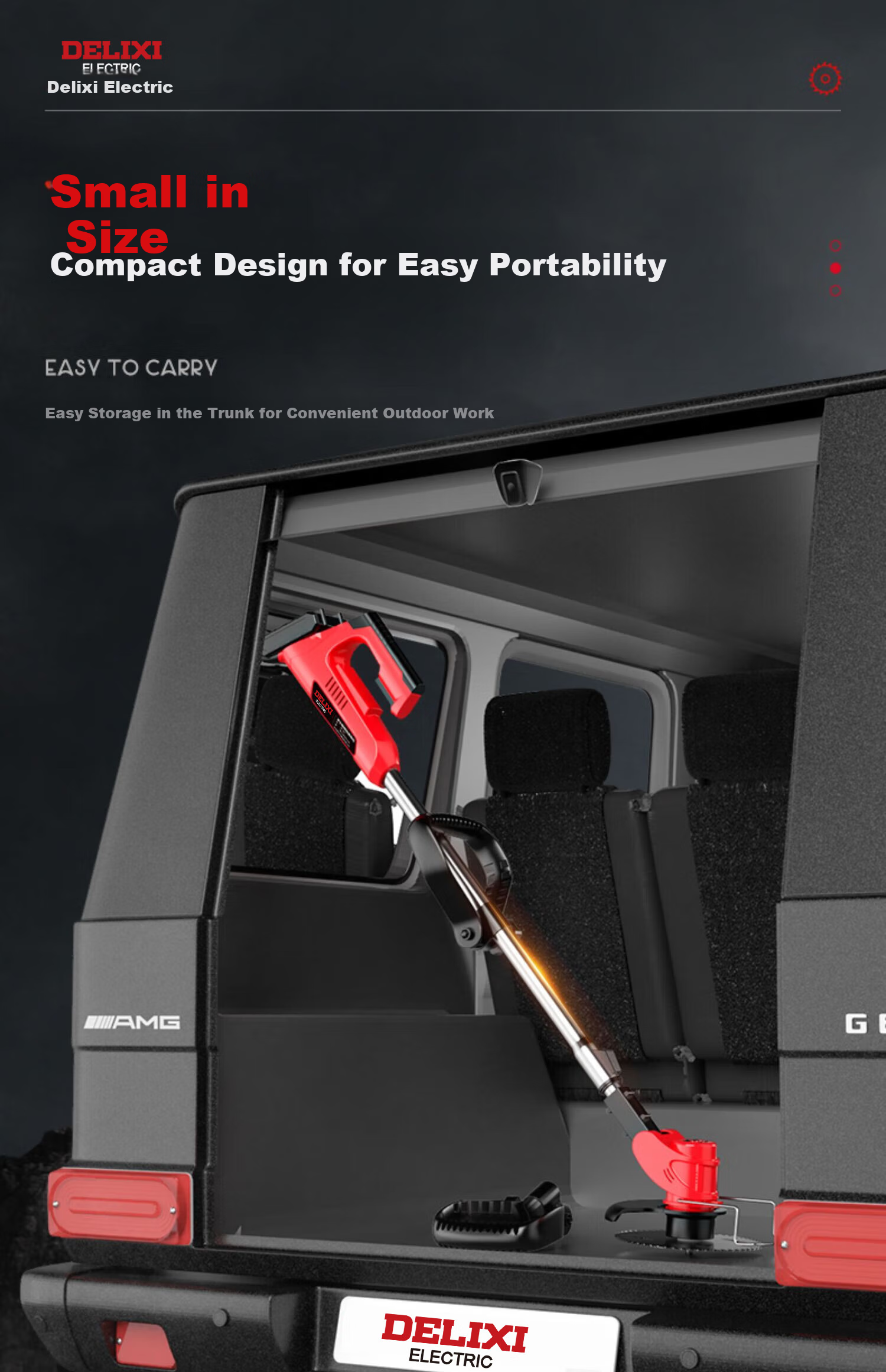 Аккумуляторная газонокосилка DELIXI ELECTRIC, триммер для травы, ручная косилка для сорняков