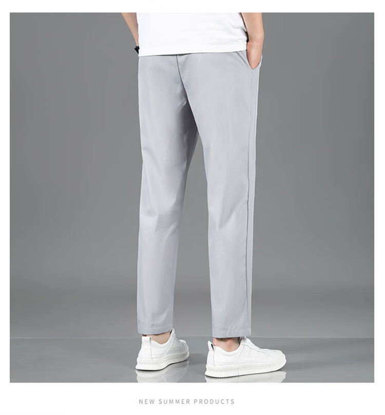TUCANO Повседневные брюки для мужчин, Slim-Fit, прямые брюки, деловые универсальные модные длинные брюки, мужская одежда, серые, 2XL