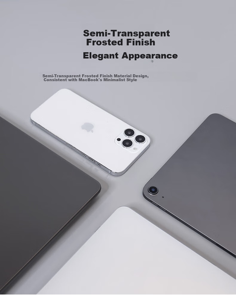 Защитная пленка VOKAMO для MacBook Pro 16/21, противоударная, устойчивая к царапинам, матовая, полупрозрачная черная