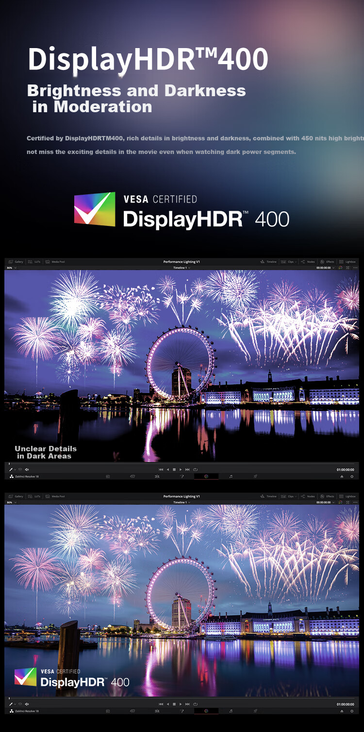 Монитор ViewSonic VG2781-5K 27 дюймов, 5K Ultra HD, IPS, HDR400, Type-C 96W, профессиональный дизайн