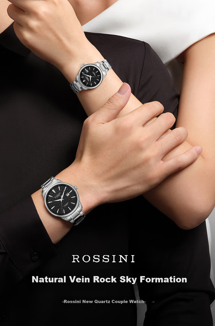 Женские кварцевые часы ROSSINI 6240202 с белым циферблатом и стальным браслетом, водонепроницаемые, диаметр 28 мм