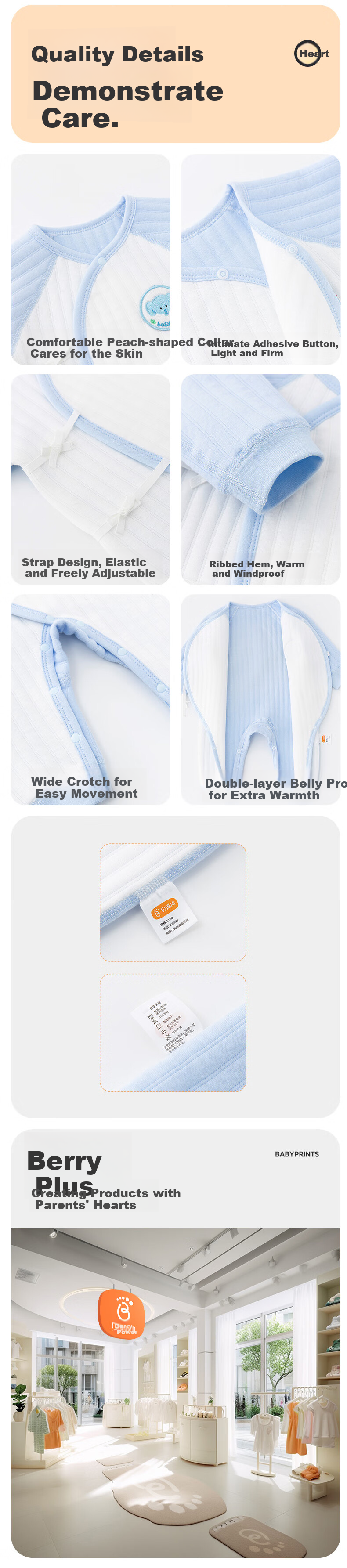 Детский комбинезон Babyprints, осенне-зимняя одежда для новорожденных, комбинезон с защитой живота, термобелье, наряд для полного месяца, с рисунком лягушки, размер 66