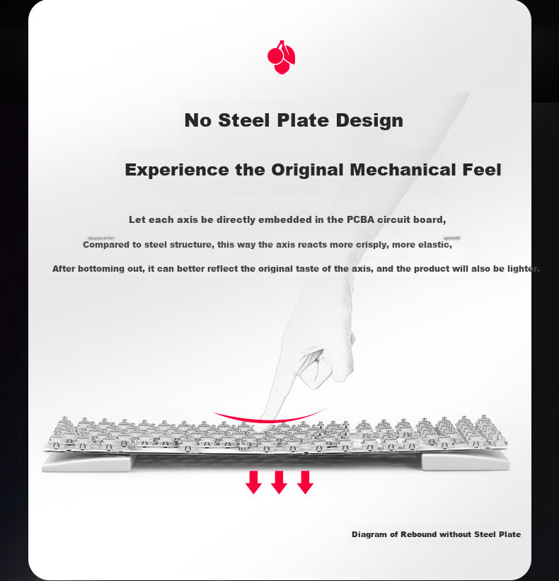 Механическая клавиатура CHERRY MX3.0S, игровая, офисная, проводная, 108 клавиш, алюминиевый корпус, белая