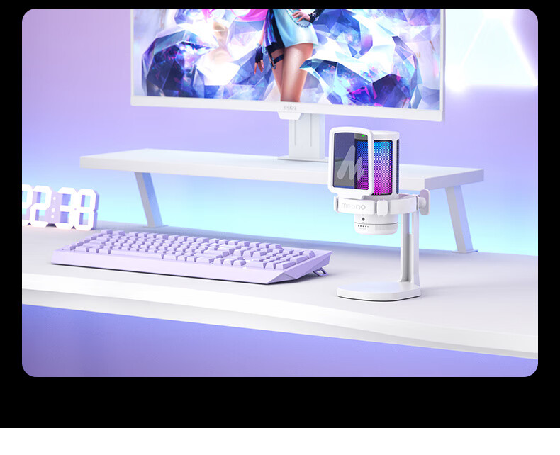 Компьютерный микрофон Maono DM20, USB, конденсаторный, для записи, стриминга, игр, черный