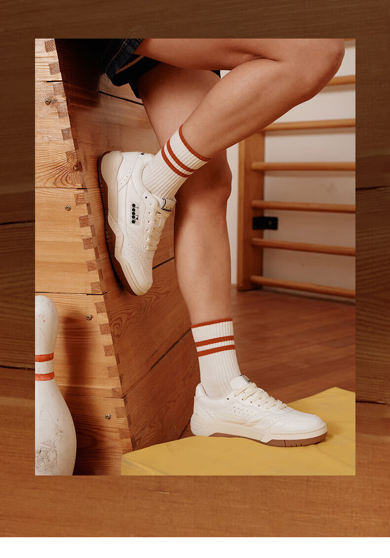 Diadora Мужские и женские низкие дышащие повседневные кроссовки ACTION, ярко-белый/цирконовый черный/ледяной белый, размер 37