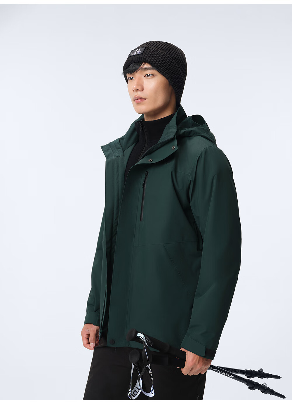 Куртка Pelliot Shanye Classic 3.0 трехслойная мужская и женская, зимнее теплое пальто, горный пурпурный, размер M