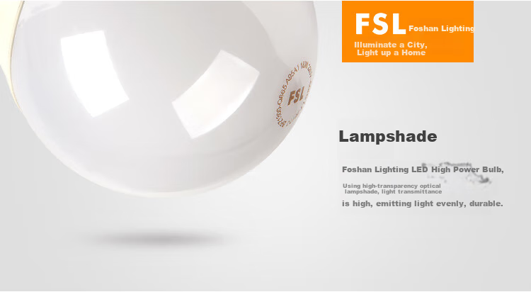 Светодиодная лампа FSL, 24 Вт, цоколь E27, холодный белый свет 6500K