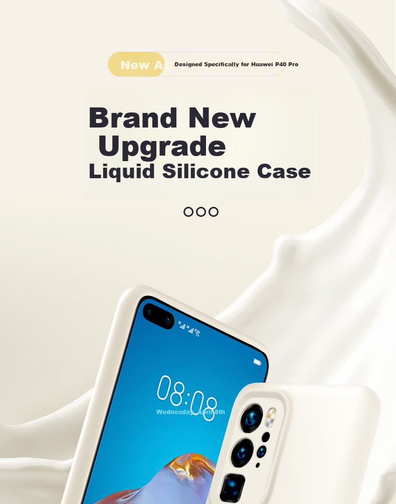 Чехол для Huawei P40 Pro Shangsu, черный, силикон, защита от падений и отпечатков пальцев, с полной защитой камеры