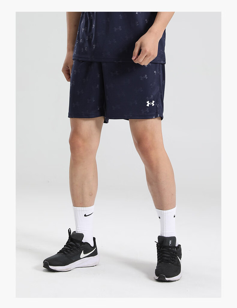 Шорты спортивные Under Armour, мужские, дышащие, для баскетбола, летние, колено