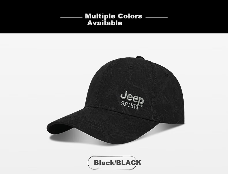 Мужская бейсболка JEEP, модная, универсальная летняя кепка от солнца, защита от солнца для мужчин и женщин, A0752
