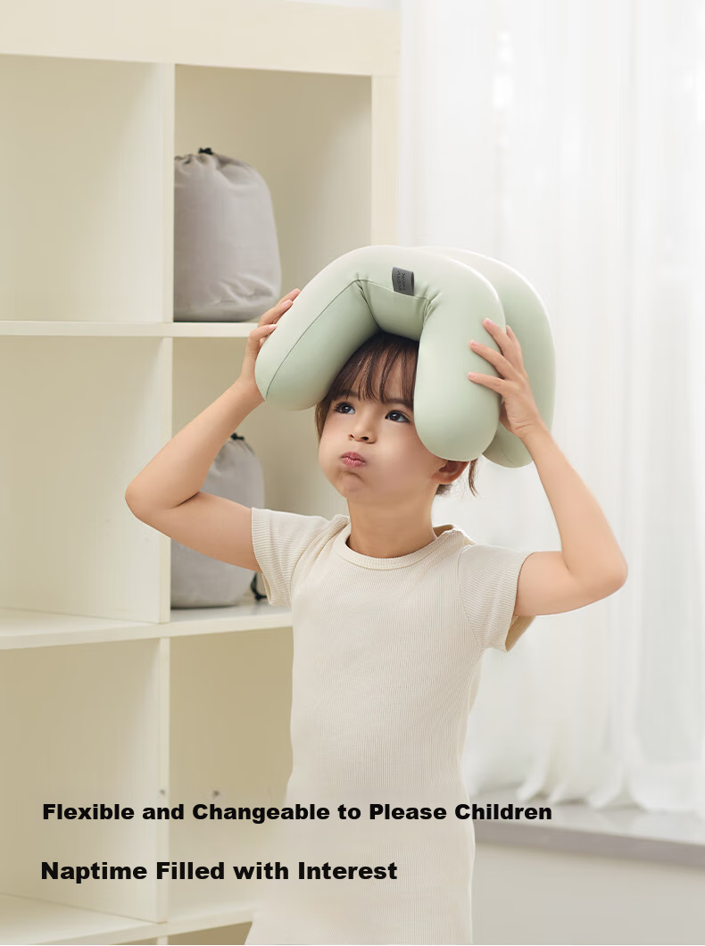 Подушка для сна Shuidong Nap Pillow для учеников начальной школы, для дневного отдыха, складная подушка Everythink, 20.4x21.4x20 см