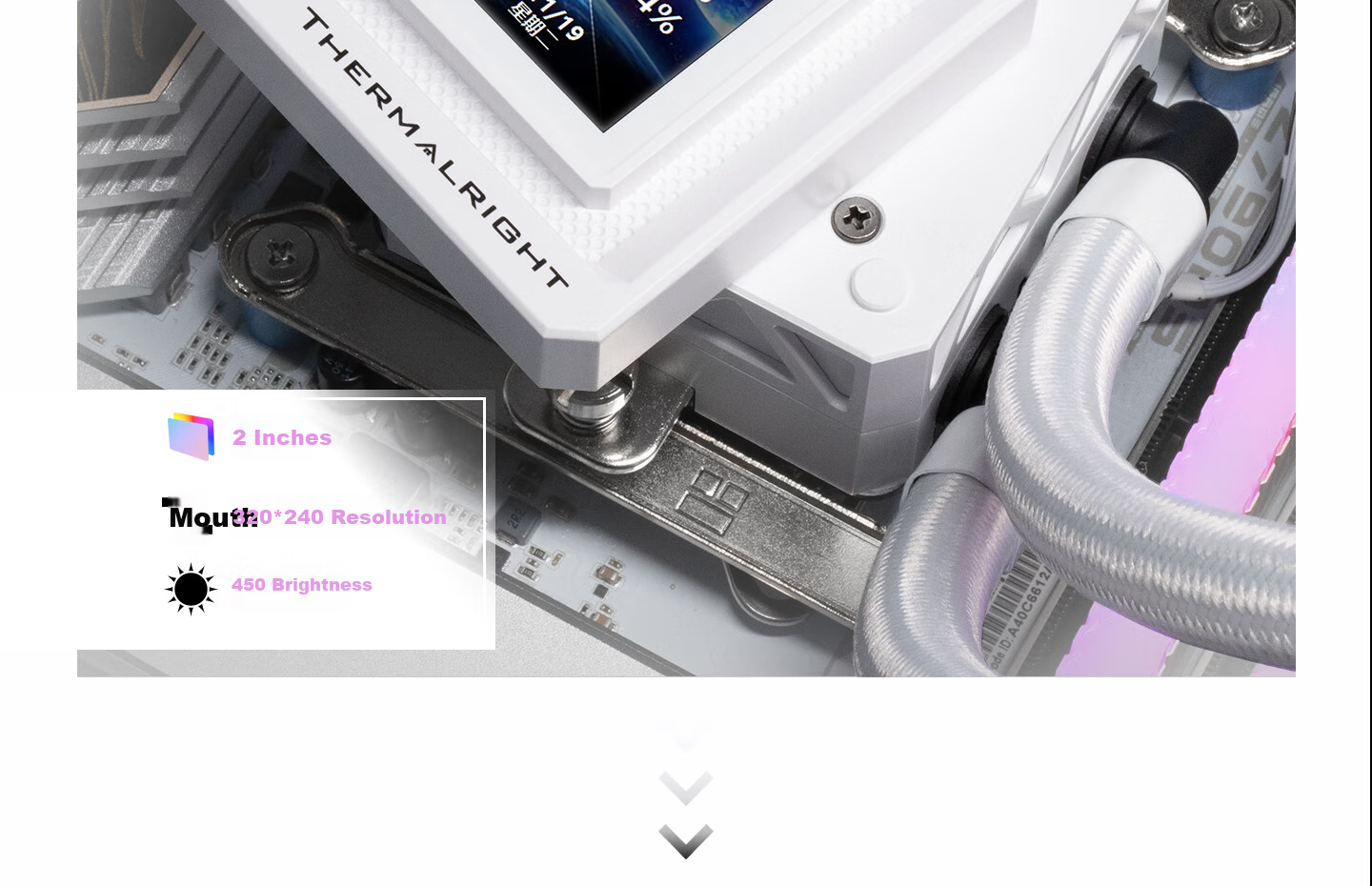 Система жидкостного охлаждения Thermalright FROZEN WARFRAME 240 SE ARGB WHITE