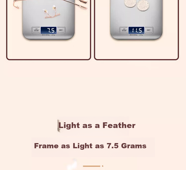 Очки Molake Ultra-Light Titanium, без оправы, антибликовые, золотая оправа, для коррекции зрения, унисекс