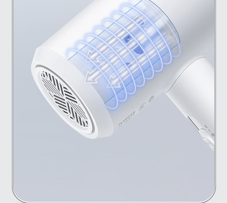Фен FLYCO FH6290, 1800 Вт, с отрицательными ионами, постоянной температурой, холодным и горячим воздухом, для дома и общежития