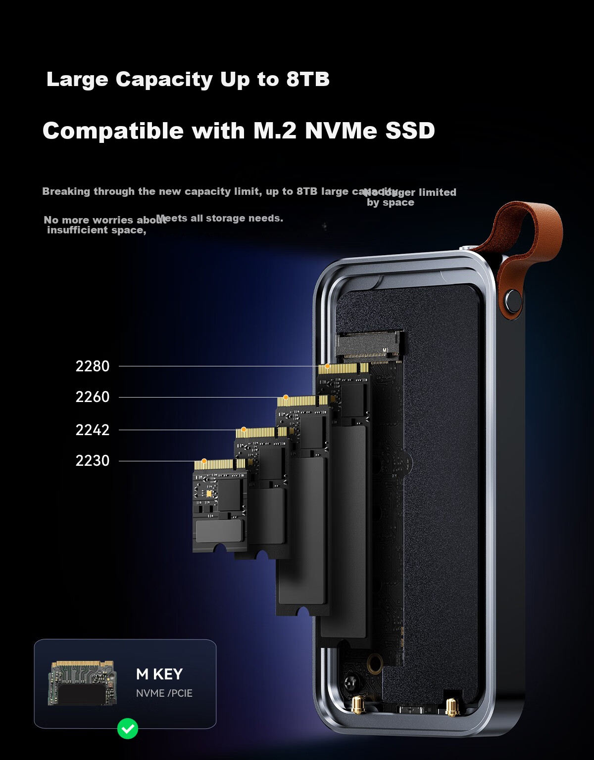 Корпус для M.2 NVMe SSD