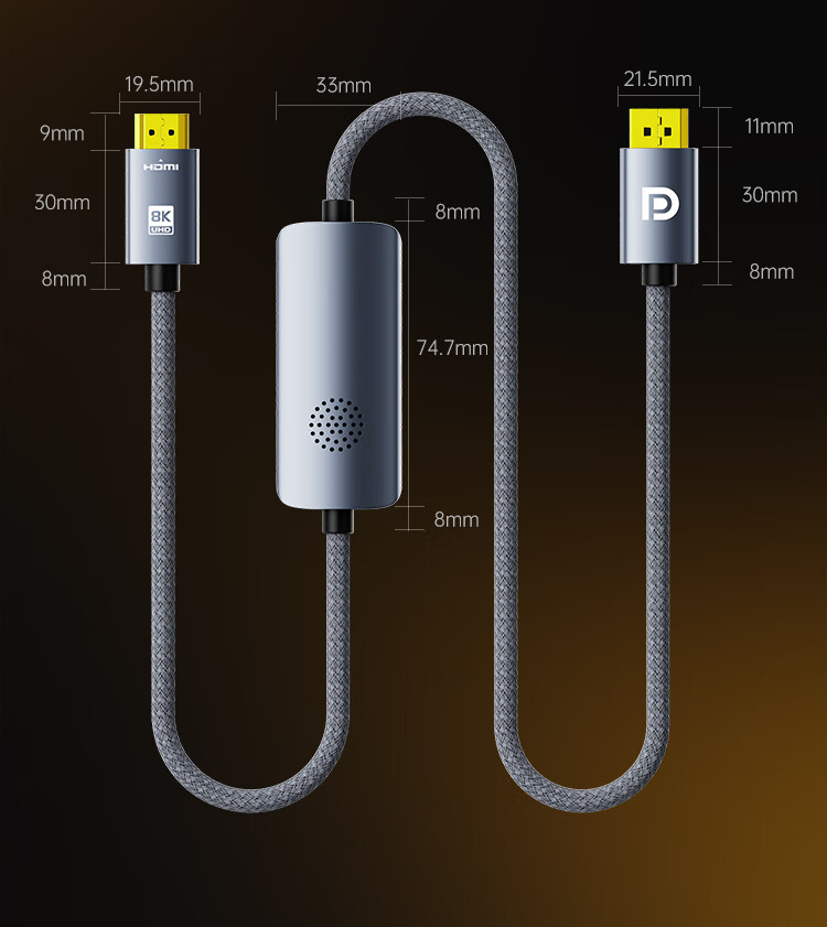 Переходник HDMI - DisplayPort