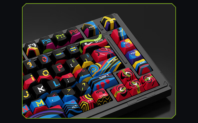 Механическая клавиатура Ikbc K75, 83 клавиши, трехрежимная, RGB-подсветка, беспроводная, Bluetooth, проводная, Xingyue Silent Switches