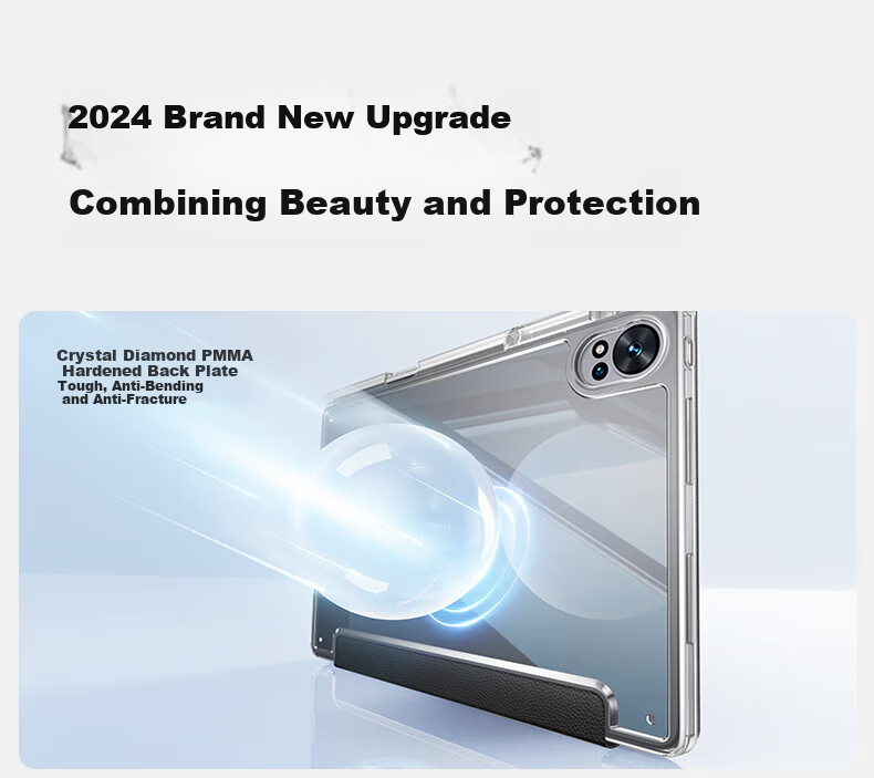 Защитный чехол Shanmo для Huawei MatePad 11.5/11.5S, версия Soft Light/Dynamic, 11.5 дюймов, с держателем для стилуса, серый