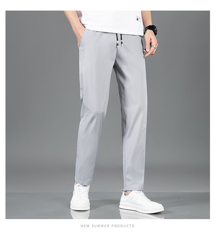 TUCANO Повседневные брюки для мужчин, Slim-Fit, прямые брюки, деловые универсальные модные длинные брюки, мужская одежда, серые, 2XL