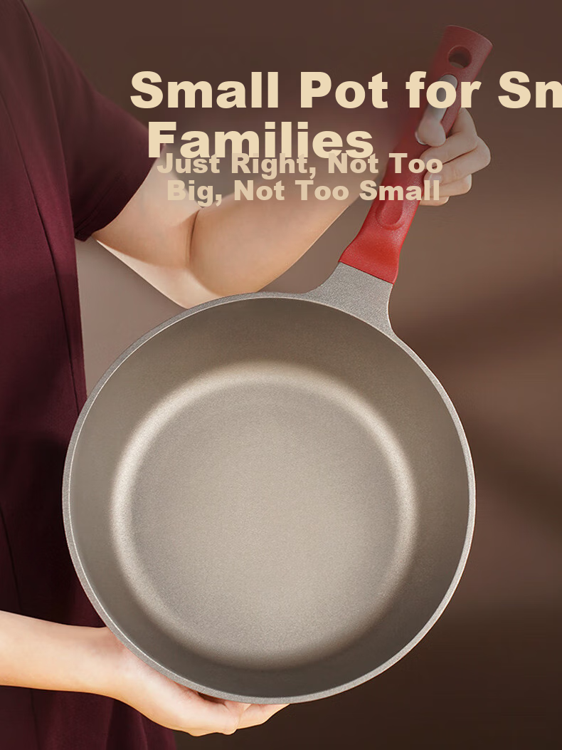 Сковорода SSN Titanium Non-Stick Wok, глубокая, с титановым антипригарным покрытием, подходит для индукционных и газовых плит, кухонная утварь, 26 см