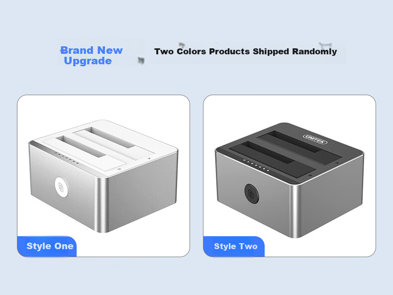 Внешний корпус для жестких дисков UNITEK Y-3026SL, USB 3.0, для HDD/SSD 2.5/3.5 дюйма, серебристый