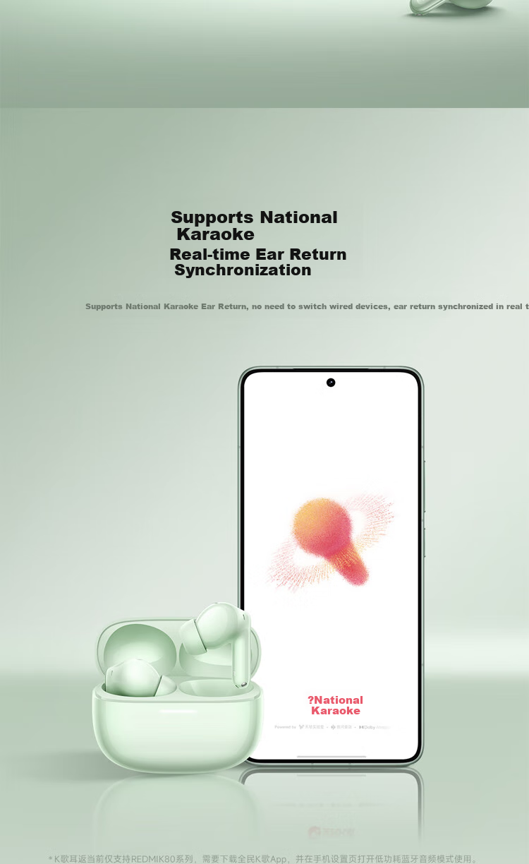 Беспроводные наушники MI REDMI Buds 6 Pro True Wireless с шумоподавлением, внутриканальные, совместимые с Android и Apple, цвет Xuanwu Black