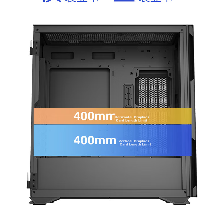 Компьютерный корпус Aigo YOGO K1 Titanium Gray, E-ATX/ATX, ATX/360мм водяное охлаждение, боковая панель из закаленного стекла, поддержка видеокарт 4090, 9 вентиляторов, 54.4x30.8x56 см, 10.52 кг