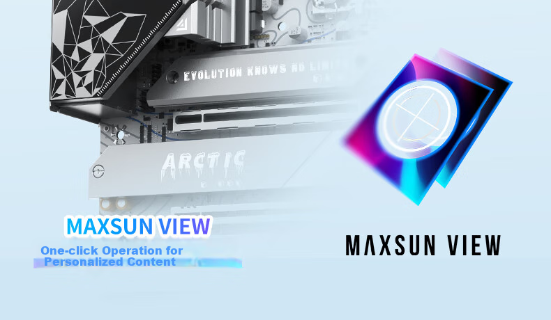 Материнская плата MAXSUN MS-iCraft Z890 Arctic, Z890/LGA 1851, DDR5, ATX