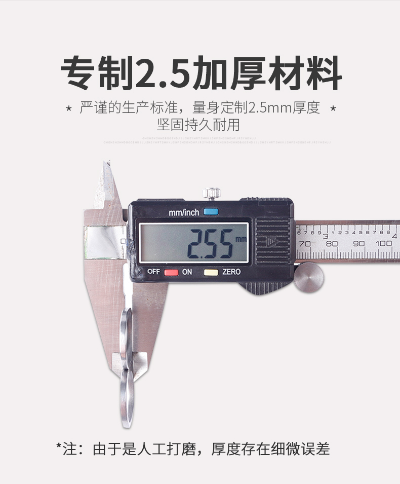 尖工（JIANGONG）B-01 不锈钢鼻毛剪圆头剪刀不锈钢修眉胡子小剪刀化妆工具 圆头剪
