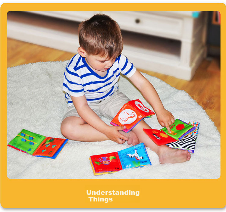 Набор развивающих книжек Fisher-Price, 6 книг, для раннего образования детей от 0 до 1 года, с числами и формами, идеальный подарок на Новый год