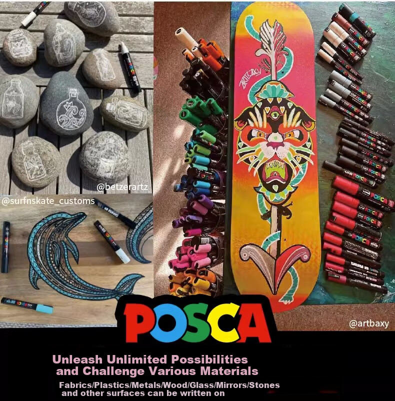 Акриловый маркер Uni Mitsubishi POSCA PC-3M, розовый, 1 шт.