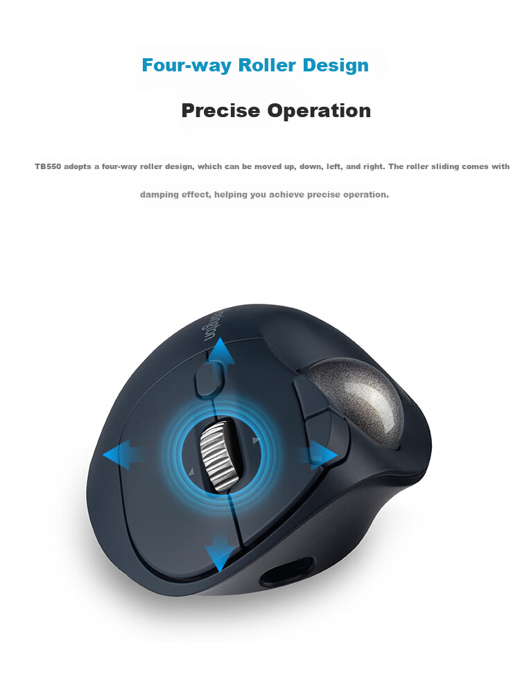Вертикальный трекбол Kensington Pro Fit TB450, эргономичная Bluetooth мышь с двойным режимом для домашнего офиса, дизайнеров, САПР, графического дизайна, K72194