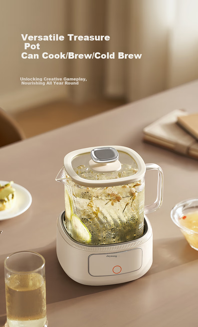 Чайник-термопот Joyoung WY103 (Tea), 1л, 600Вт, стеклянный корпус, сенсорное управление, поддержание температуры