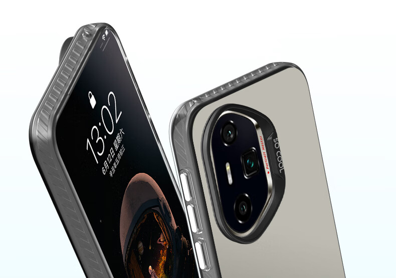 Чехол для телефона Baozou, совместимый с Honor 300 Ultra, силиконовый, с мягкими краями, противоударный, с лазерным градиентом, матовый, серый